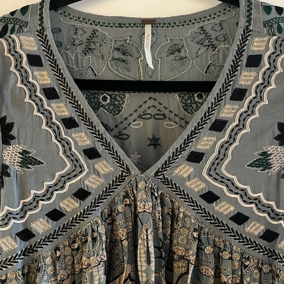 Free People Womens Pink City Dress - Picture 4 of 12